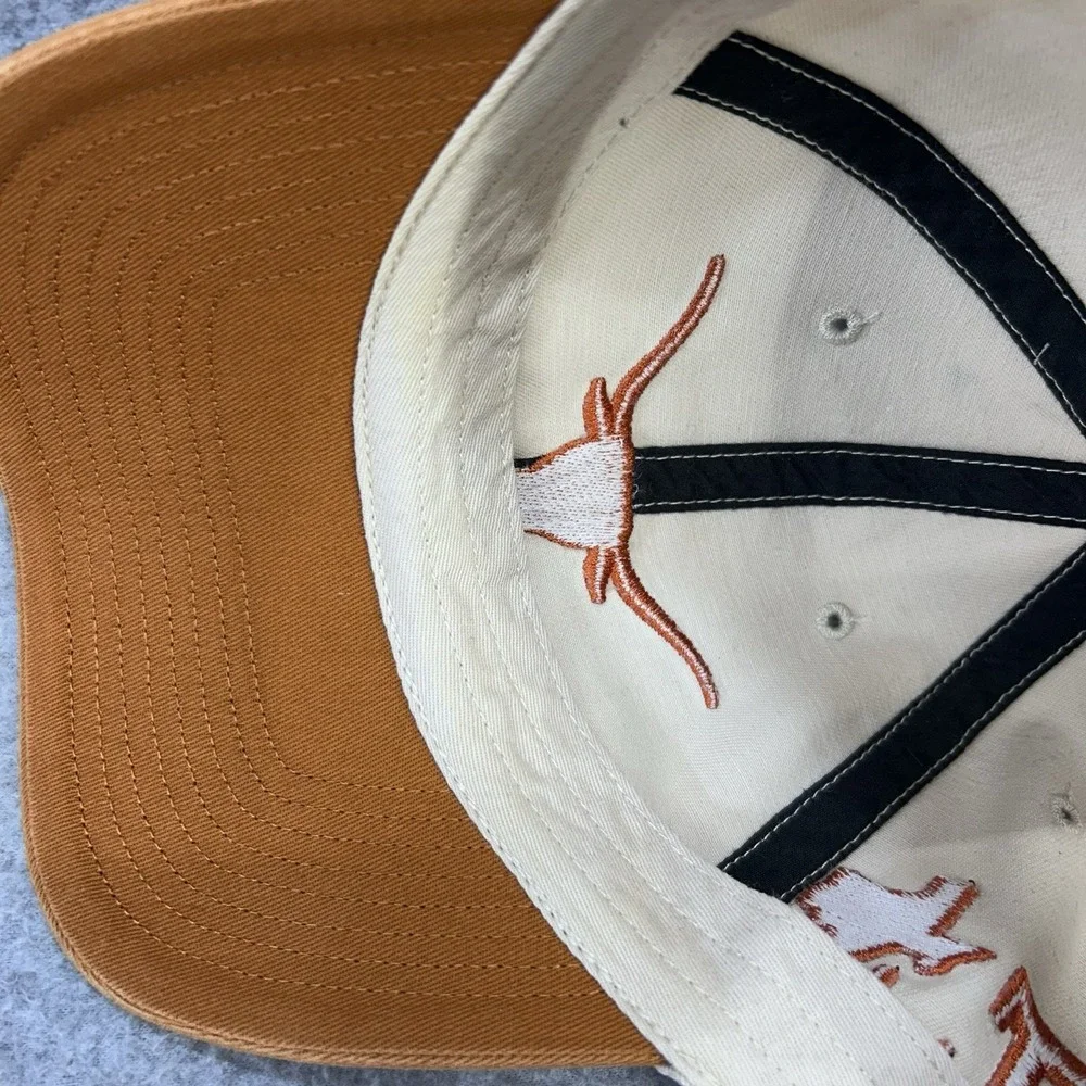 Texas Longhorns 47 Brand Strapback Hat Beige Brown Orange Dad Cap OSFA NCAA